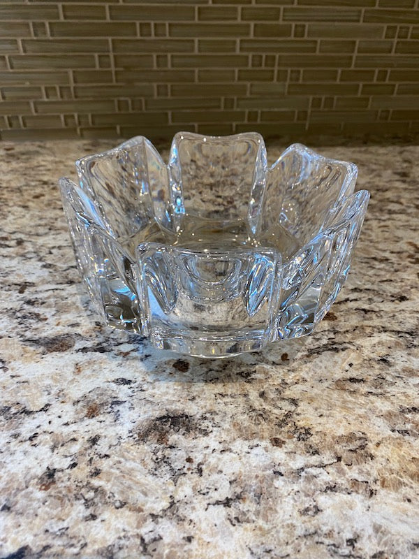 Orrefors Crystal Corona Bowl