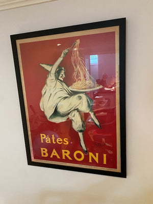 Poster of "Pates Baroni" Ad by Leonetto Cappiello