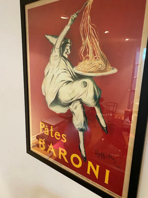 Poster of "Pates Baroni" Ad by Leonetto Cappiello