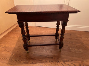 Beautiful Oak Wood Occasional/Console Table on Casters