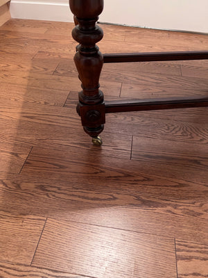 Beautiful Oak Wood Occasional/Console Table on Casters