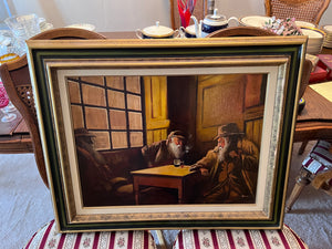 Original Art 'Bearded Men Around Table' by Max