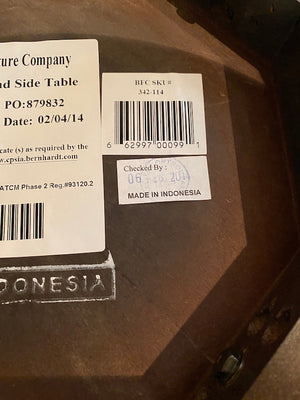 Bernhardt Furniture Company- Round Side Table