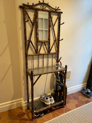 Bamboo Style Hall Tree