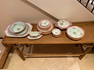 Vintage Adams England Calyx Ware Lot- Floral Pattern