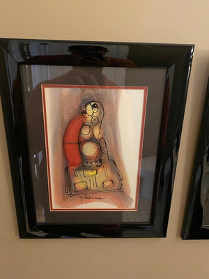 2 Signed Prints by Hargreaves Ntukwana