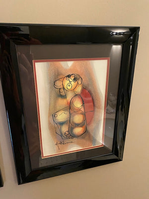 2 Signed Prints by Hargreaves Ntukwana