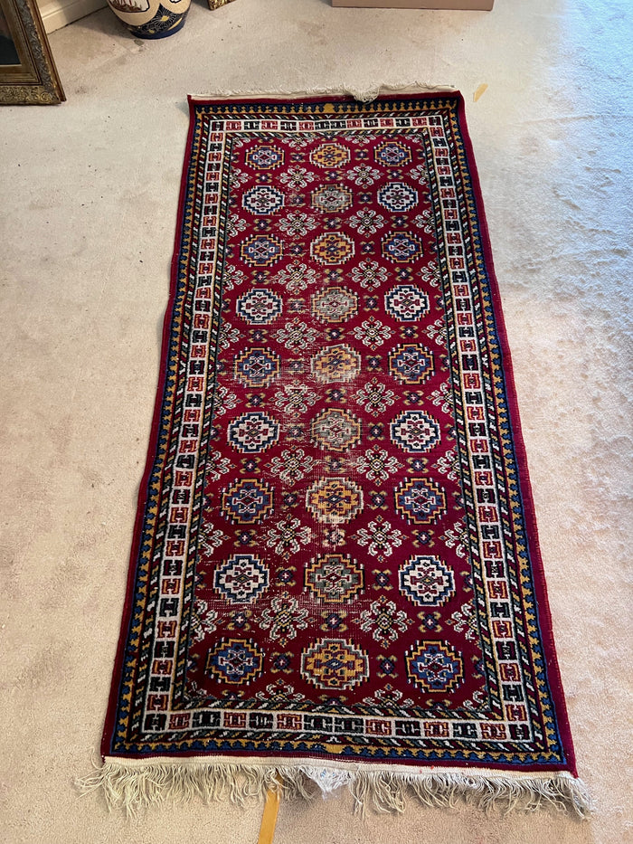 Wool Area Rug # 2- 35" x 84"