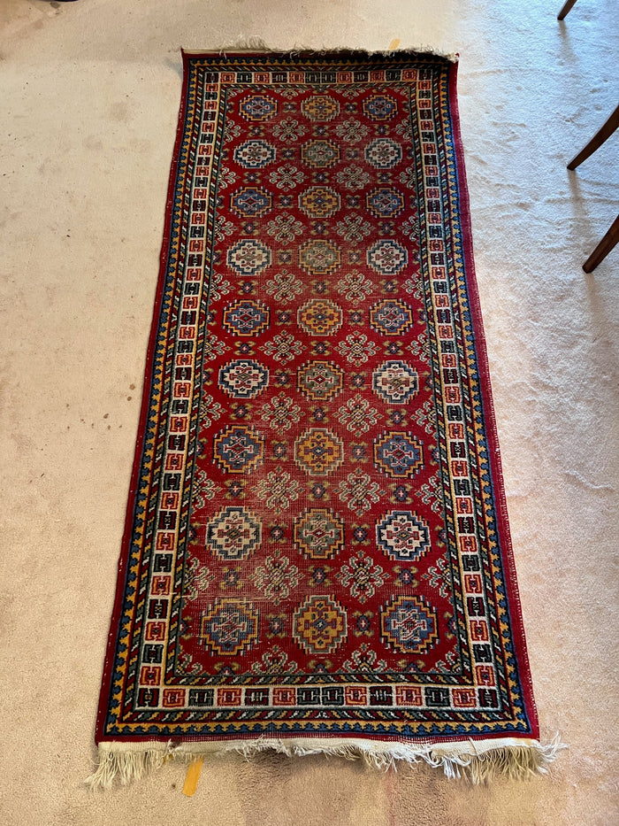 Wool Area Rug # 4- 35" x 84"