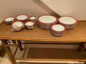 Aynsley Bone China "Durham 1646"- Red/Gold/White Lot