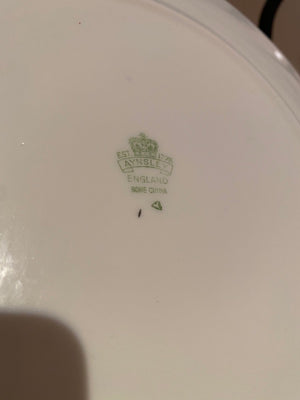 Aynsley Bone China "Durham 1646"- Red/Gold/White Lot