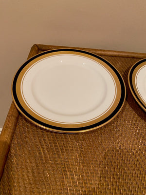 2 Aynsley "Cobalt Royale" Plates