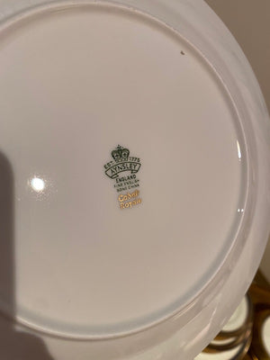 2 Aynsley "Cobalt Royale" Plates