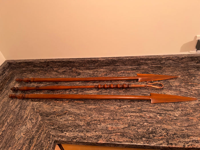 Wood Decor Spears Lot