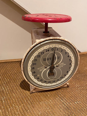 Vintage Way Rite "Hanson Scale Co" Household Scale.