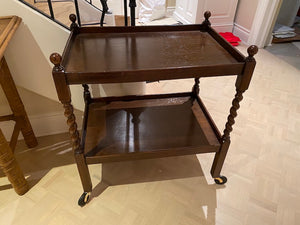 "Easiwork" Vintage Wood Tea Wagon