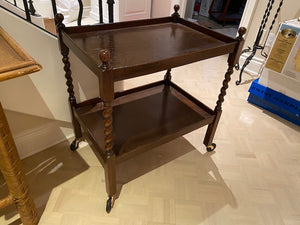 "Easiwork" Vintage Wood Tea Wagon