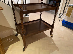 "Easiwork" Vintage Wood Tea Wagon