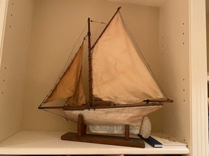 Vintage Model Sailboat