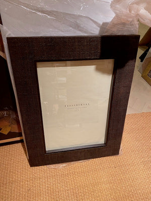 Pottery Barn Jameson Woven Frame- Dark Brown
