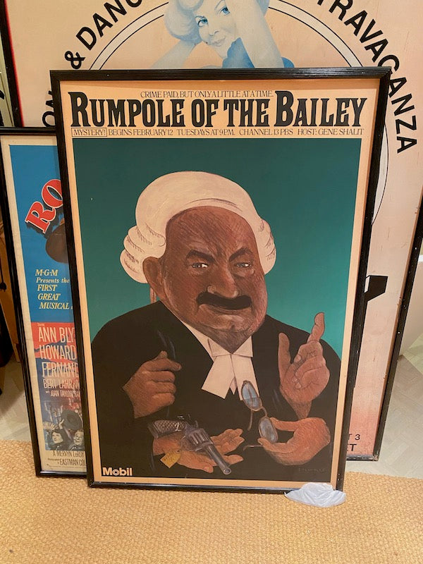 Vintage Rumpole of the Bailey Framed Poster