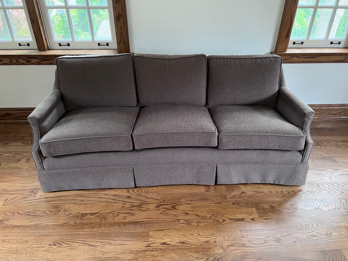Greyish/Brown Upholstered 3 Seater Sofa