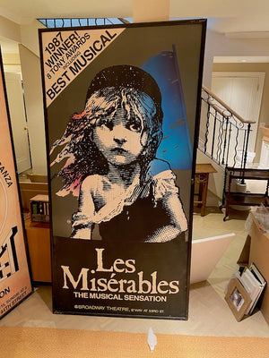 Large Les Miserable Framed Poster