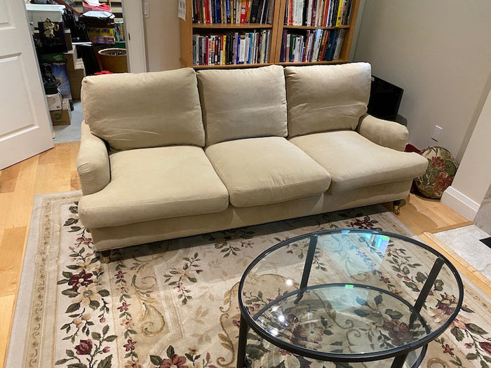 Silva Custom Down Filled Beige Sofa