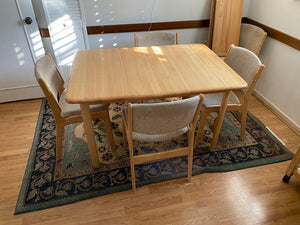 MCM Style Dining Table + 6 Chairs
