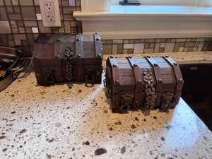 Pair of Wood Storage Boxes