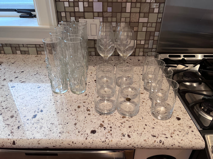 Glassware Lot