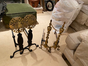 2 Pairs of Vintage Andirons- Lot