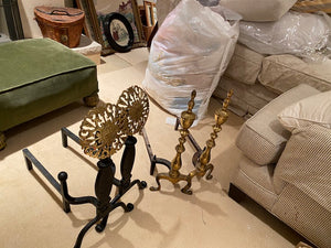 2 Pairs of Vintage Andirons- Lot