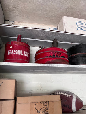 2 Vintage Gasoline Cans