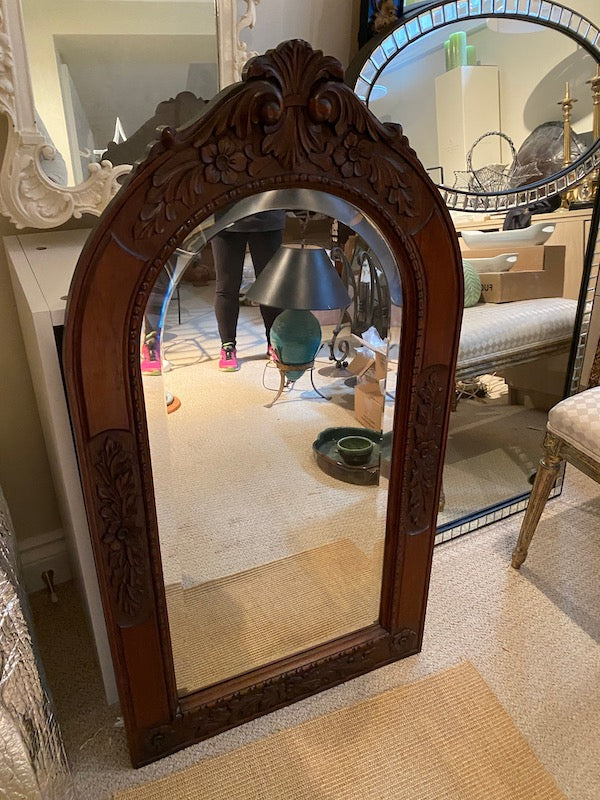 Antique Wood Carved Mirror