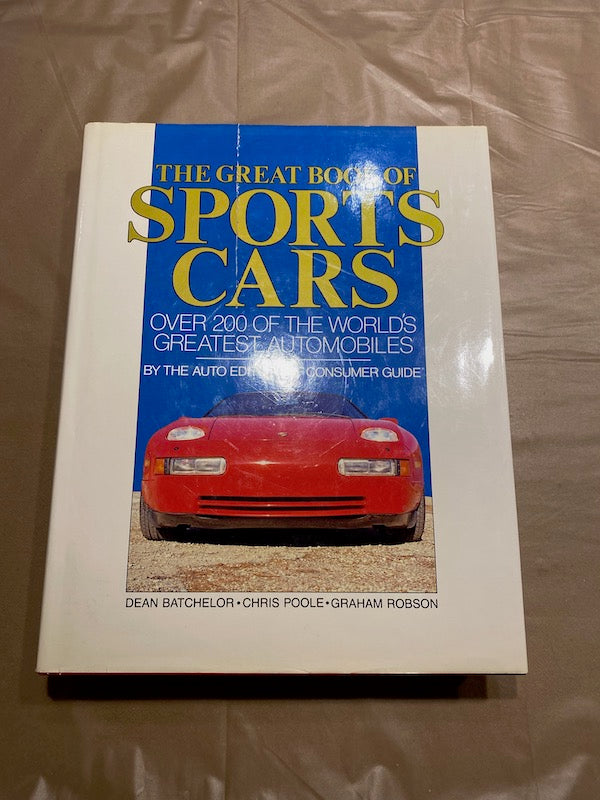 The Great Book of Sports Cars Hardcover Book