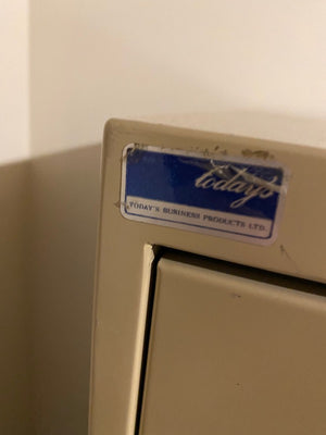 "Today's Business Products" Filing Cabinet