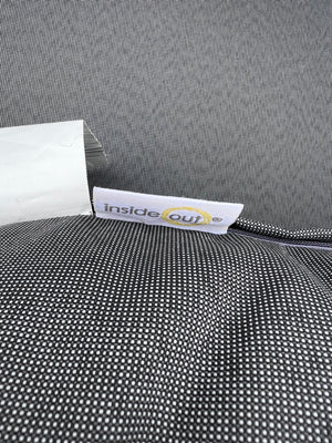2 InsideOut Patio Club Chairs- Grey (*match sectional in previous lot)