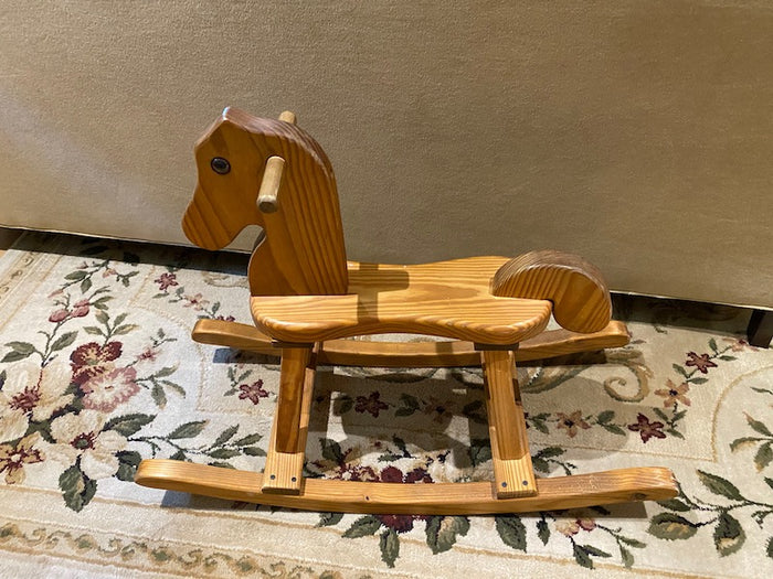 Kid's Wood Rocking Horse