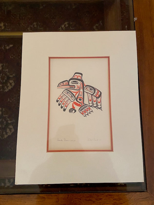 Signed Print 'Haida Raven' by Bill Reid (unframed)