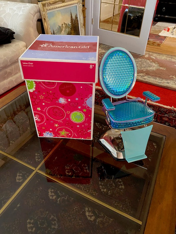 Collectible American Girl Salon Chair with Original Box