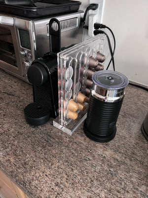 Nespresso Essenza Mini + Pods Stand + Frother