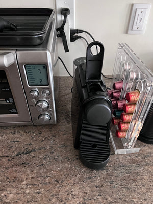 Nespresso Essenza Mini + Pods Stand + Frother