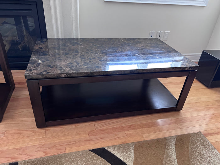 'Standard Furniture' Veneer over Wood Coffee Table