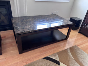'Standard Furniture' Veneer over Wood Coffee Table