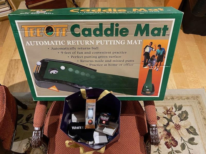 Tee-Off Caddie Mat & Golf Lot
