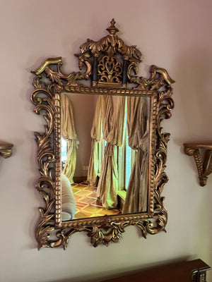 Authentic Handcrafted Gold Italian framed Mirror, from the "Roma Collection"