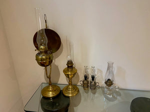 Vintage Oil Lamp Lot
