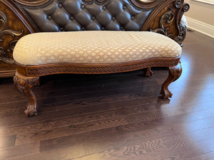 Ashley Furniture Chippendale Mahogany Bench