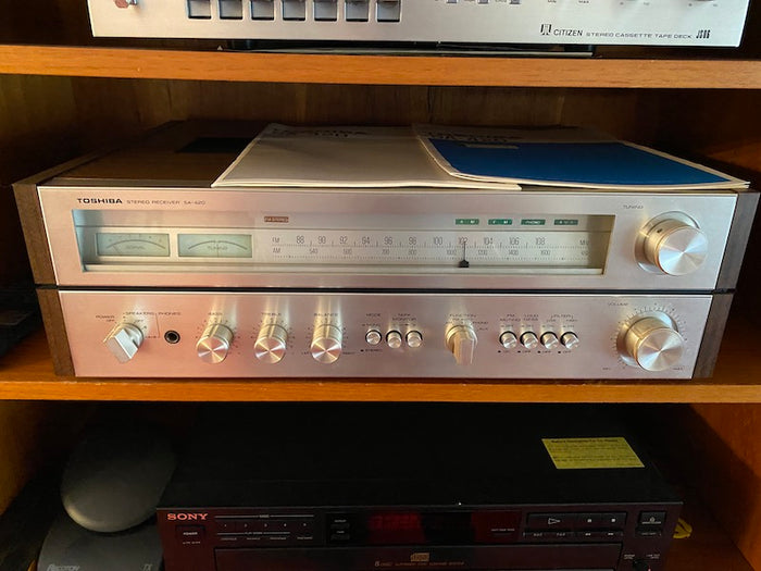 Vintage Toshiba Stereo Receiver SA-420